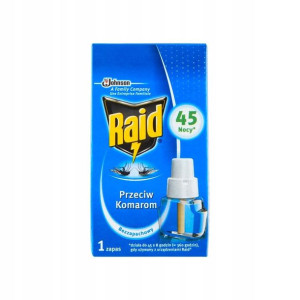Raid przeciw komarom zapas bezzapachowy 45 dni