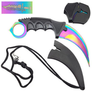 Nóż Karambit Treningowy Tęczowy CS:GO Rainbow Counter Strike