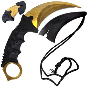 Nóż Karambit Złoty CS:GO Counter Strike Kolekcjonerski