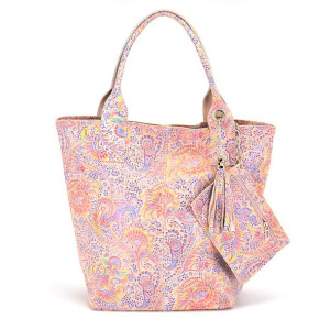 Shopperbag Torebka skórzana vp172 folk