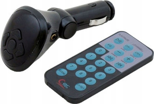 Samochodowy transmiter FM wejście USB, pilot