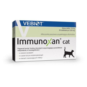 Immunoxan Cat Preparat Dla kociąt i Dorosłych Kotów Wspomagający Wzmocnieni