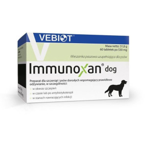 Immunoxan Dog Preparat Dla Szczeniąt i Dorosłych Psów Wspomagający Wzmocnie