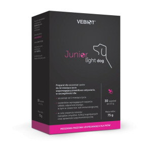 Junior-Light Dog Preparat Dla Szczeniąt i Psów Do 12 Miesiąca Życia Wspomag