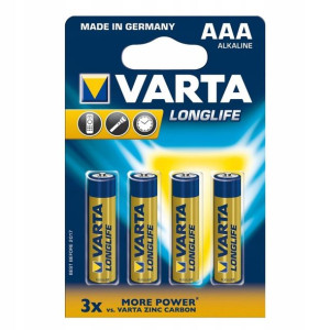 Bateria AAA alkaiczne LR03 VARTA LONGLIFE 4szt