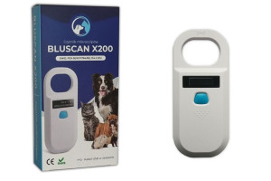 Czytnik mikroczipów czipów chipów chip czip skaner Bluscan X200