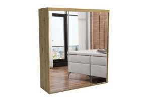 Szafa przesuwna z lustrem 230 cm Green 14 na wymiar