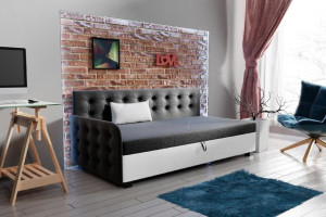 Tapczan jednoosobowy Bella łóżko tradycyjne 90 cm