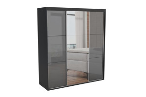 Szafa przesuwna z lustrem 240 cm Green 15 na wymiar