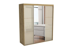 Szafa przesuwna z lustrem 190 cm Green 15 na wymiar