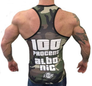 Tank top Furia 100% Moro męski