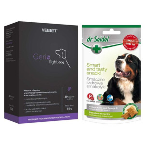 Pakiet Geria-Light Dog Preparat Dla Starszych Psów Wspomagający Prawidłowe