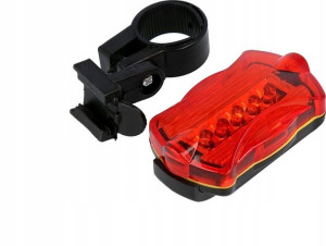 Rowerowe Oświetlenie Lampki Roweru Tył 5 Led Xy103