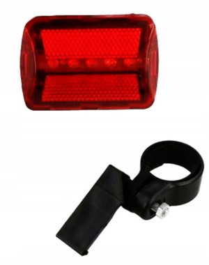 Oświetlenie Rowerowe Lampki Roweru Tył 5 Led Hb101