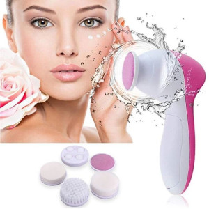 Szczotka Do Mycia Twarzy 5w1 Masażer Peeling Hit