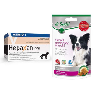 Pakiet Hepaxan Dog Preparat Dla Psów Regenerujący Wątrobę 60 Tabletek + Dr