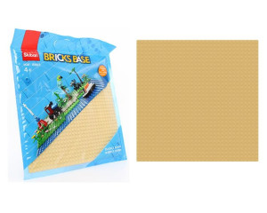 Duża Płyta Płytka Konstrukcyjna Do Klocków 32x32 Beżowa Komp. Z Lego