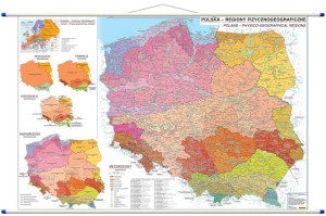 Polska Podział Fizycznogeograficzny Mapa Compass