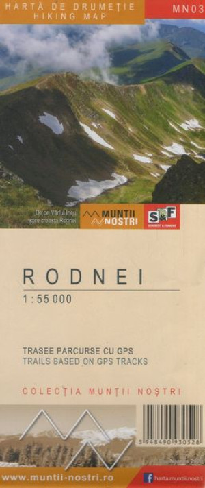 Góry Rodnianskie Mapa 1:55 000 Schubert Franzke