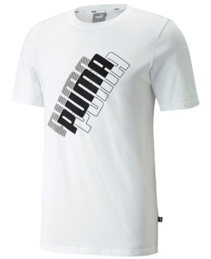 Power Logo Tee Puma White Xl