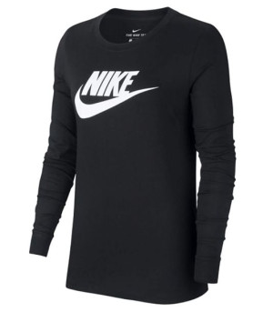 W Nsw Tee Essntl Ls Icon Ftr S