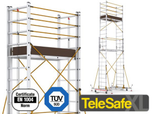 Rusztowanie aluminiowe TeleSafe S007XLN 7.25m Nowa Norma
