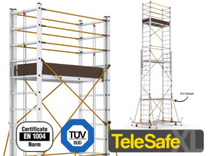 Rusztowanie aluminiowe TeleSafe S008XLN 8.05m Nowa Norma