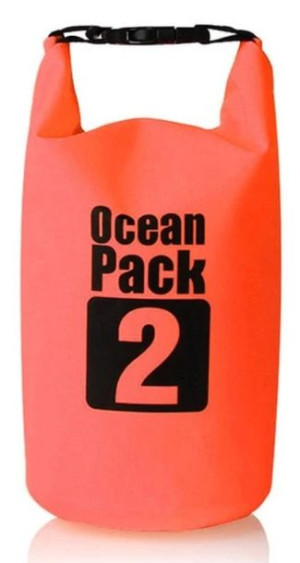 Worek wodoszczelny, wodoodporna torba 2 L – Orange