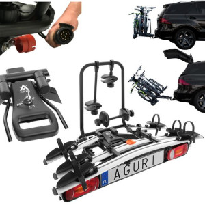 Platforma rowerowa uchwyt na 3 rowery AGURI Active Bike 3 Silver