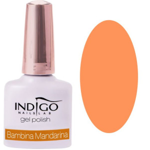 Indigo Gel polish 7ml Bambina Mandarina pomarańczowy lakier hybrydowy