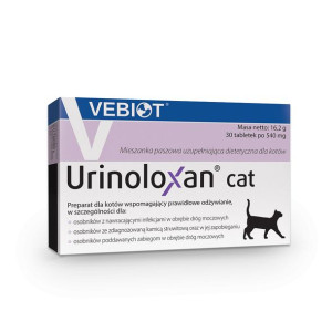 Urinolaxan Cat Preparat Dla Kotów Z Problemami Dróg Moczowych  30 Tabletek