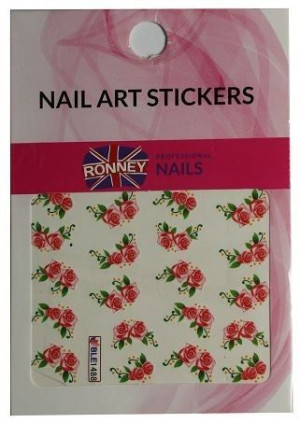 RONNEY - Naklejki wodne na paznokcie NAILART STICKERS RN 131    !