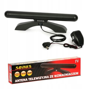 Antena TV DVB-T2 pokojowa SONUS TV+