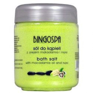 BINGOSPA Sól do kąpieli z olejem makadamia i Noni 580g   