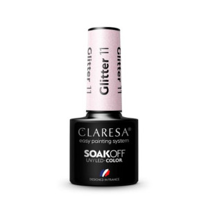 CLARESA Lakier hybrydowy GLITTER 11 -5g