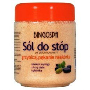 BINGOSPA Sól do stóp grzybica, pękanie naskórka 550g
