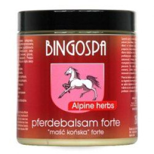 BINGOSPA maść końska Pferdebalsam forte z alpejskim ziołami 250g