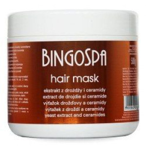 BINGOSPA Maska do włosów z ekstraktem z drożdży i ceramidami 500g 