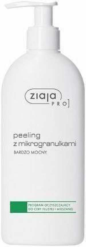 ZIAJA PRO Zielona Peeling z mikrogranulkami BARDZO MOCNY 270ml