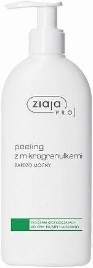 ZIAJA PRO Zielona Peeling z mikrogranulkami BARDZO MOCNY 270ml
