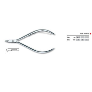 KIEPE Cążki do skórek CARBON CHROME - LAP JOINT 3mm