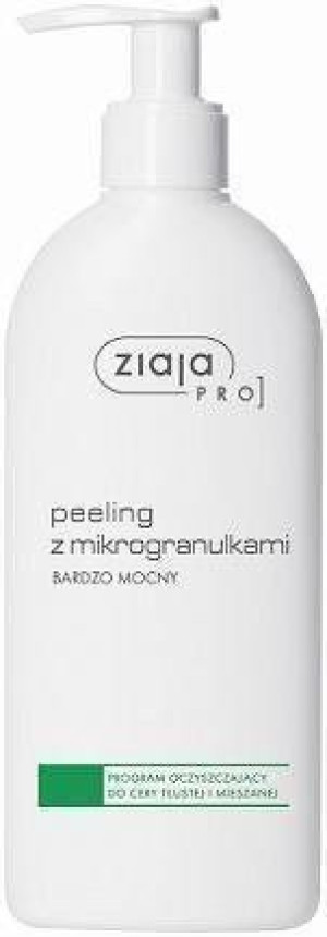 ZIAJA PRO Zielona Peeling z mikrogranulkami BARDZO MOCNY 270ml