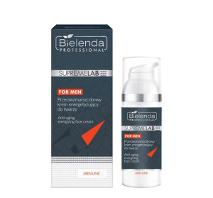 BIELENDA Men Line Przeciwzmarszczkowy krem energetyzujący do twarzy 50ml