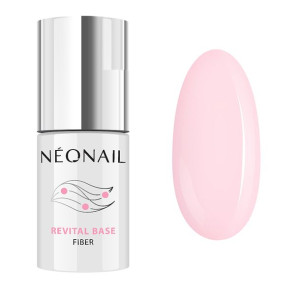 NEONAIL Lakier hybrydowy 7,2 ml - Revital Base Fiber Rosy Blush