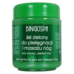 Bingospa Żel Zielony Do Masażu Nóg 500ml