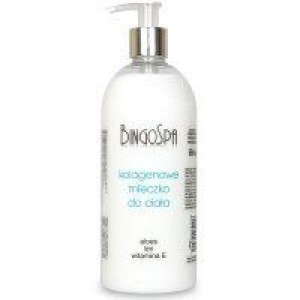 .BINGOSPA Kolagenowe mleczko do ciała aloes, len, witamina E 0.5l .