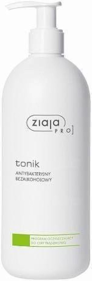 ZIAJA PRO Zielona Tonik antybakteryjny c. trądzikowa 500ml   