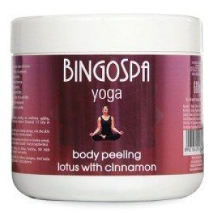 BINGOSPA Cynamonowy peeling do ciała z lotosem  600g