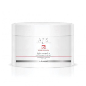 APIS Cukrowy peeling z liofilizowanymi malinami 220g