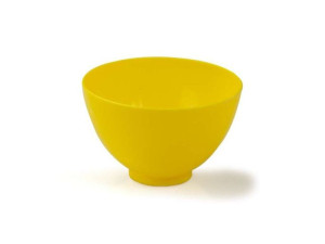 Miseczka miska silikonowa do masek i alg yellow